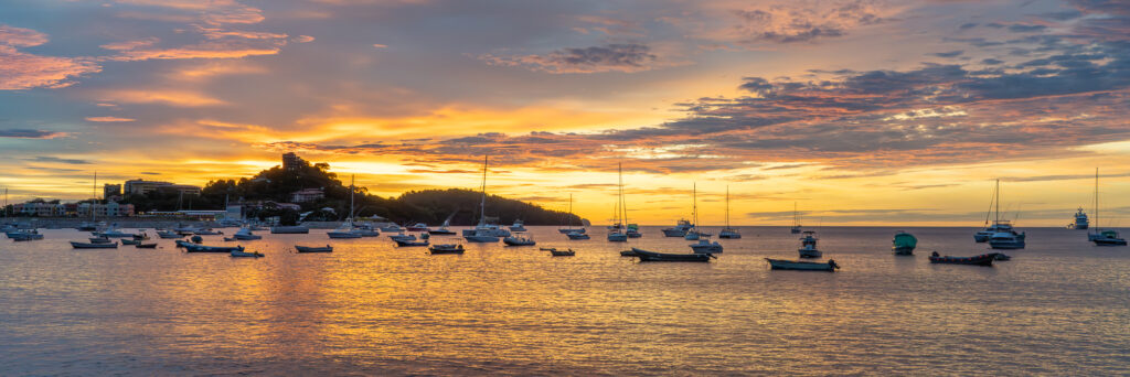 A stunning sunset over Brasilito Bay.
